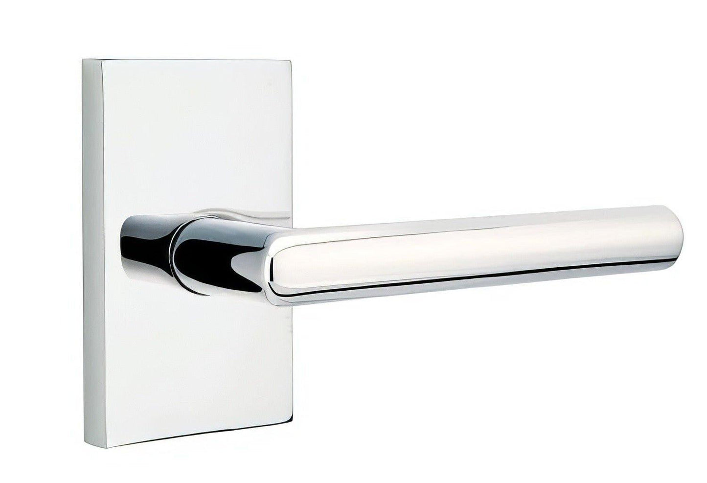Emtek 5052STUUS Stuttgart Lever Dummy Pair With Modern Rectangular Rose