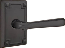 Emtek 5055ACUS Arts and Crafts Dummy Door Lever Pair with Arts and Crafts Rectangular Rose