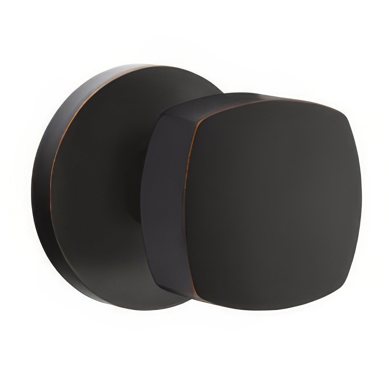 Emtek 5059FRKUS Freestone Knob Dummy Pair With Disk Rose