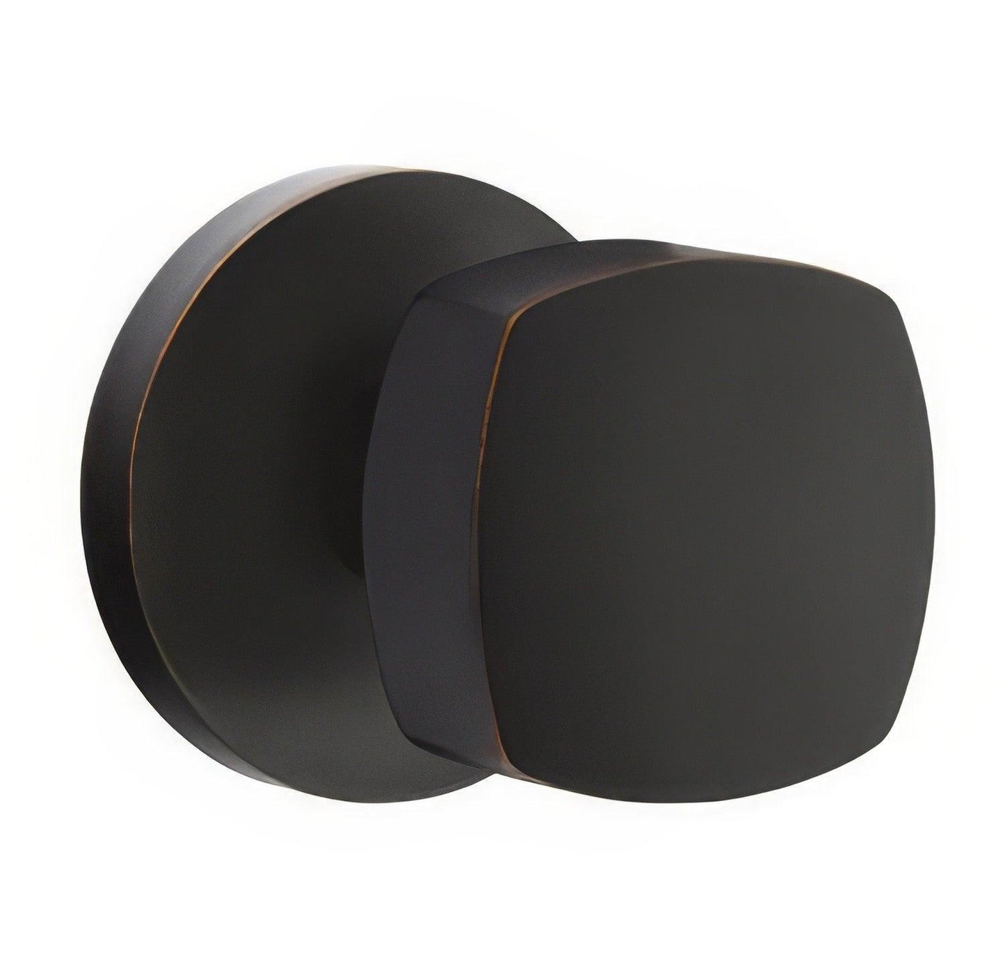 Emtek 5059FRKUS Freestone Knob Dummy Pair With Disk Rose