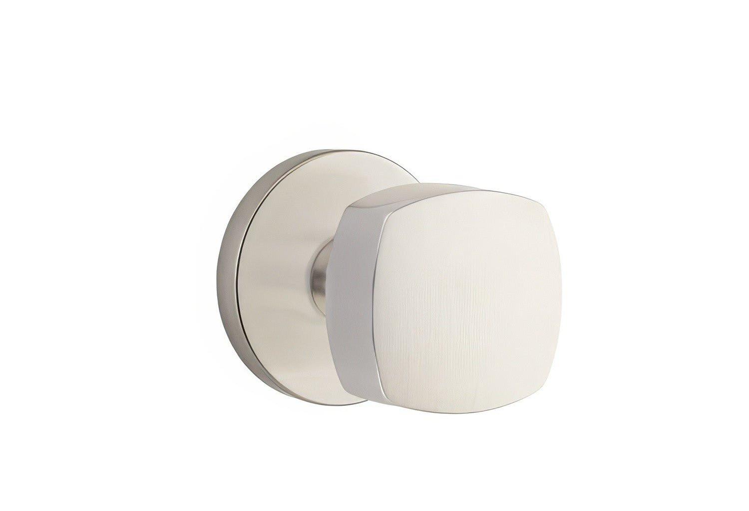 Emtek 5059FRKUS Freestone Knob Dummy Pair With Disk Rose
