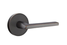 Emtek 5059HLOUS Helios Dummy Door Lever Pair with Disk Rose