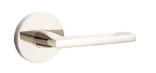 Emtek 5059HLOUS Helios Dummy Door Lever Pair with Disk Rose