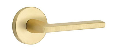Emtek 5059HLOUS Helios Dummy Door Lever Pair with Disk Rose
