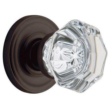 Baldwin 5080.IDM Filmore Crystal Half Dummy Door Knob