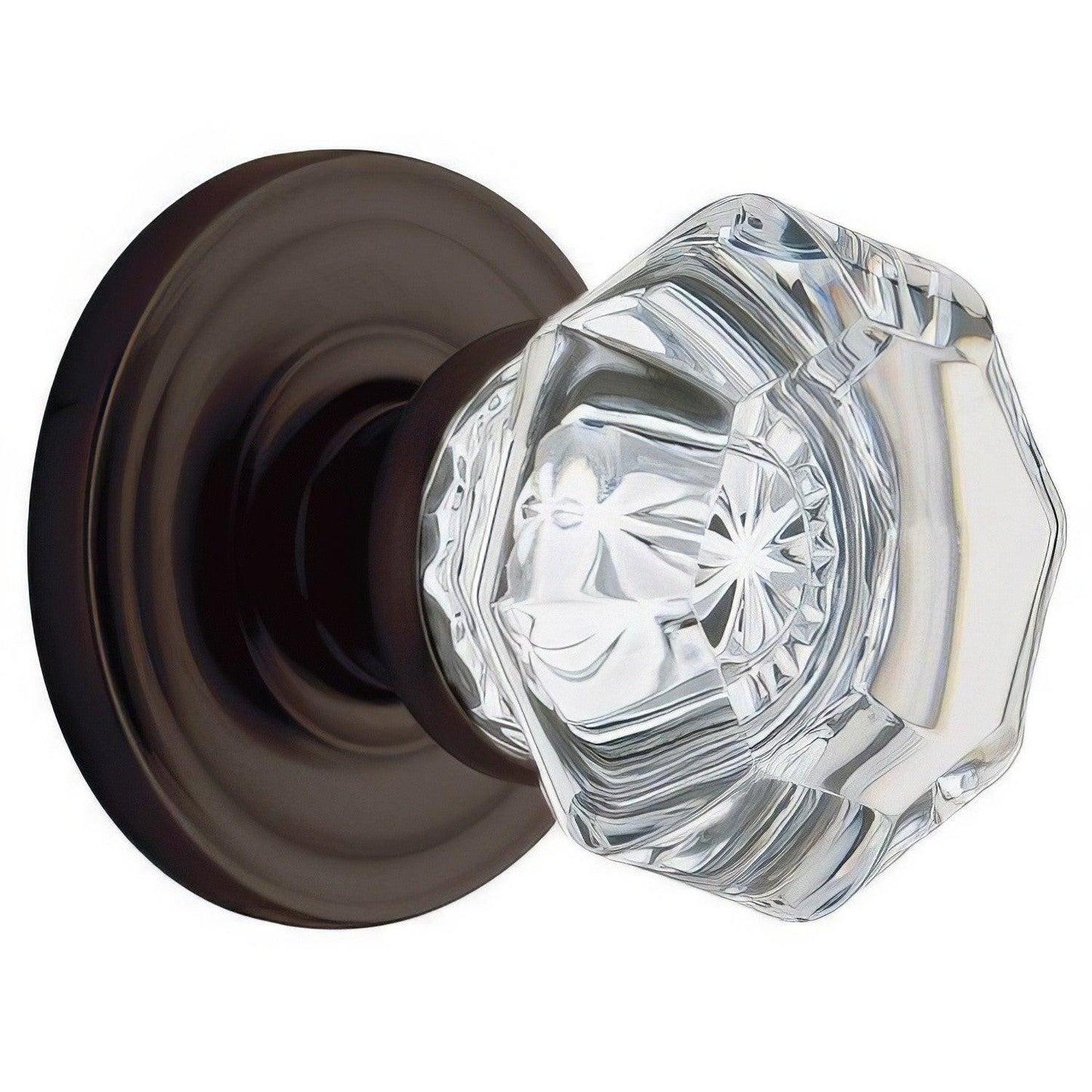 Baldwin 5080.IDM Filmore Crystal Half Dummy Door Knob