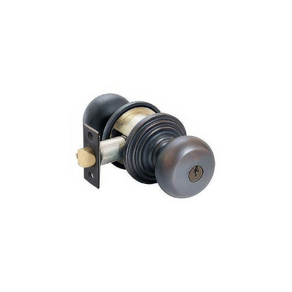 Emtek Providence Knob Keyed Entry With Regular Rose And Adjustable Latch