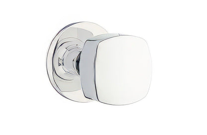 Emtek 5109FRKUS Freestone Knob 2-3/8" Backset Passage with Disk Rose