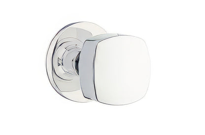 Emtek 5109FRKUS Freestone Knob 2-3/8" Backset Passage with Disk Rose
