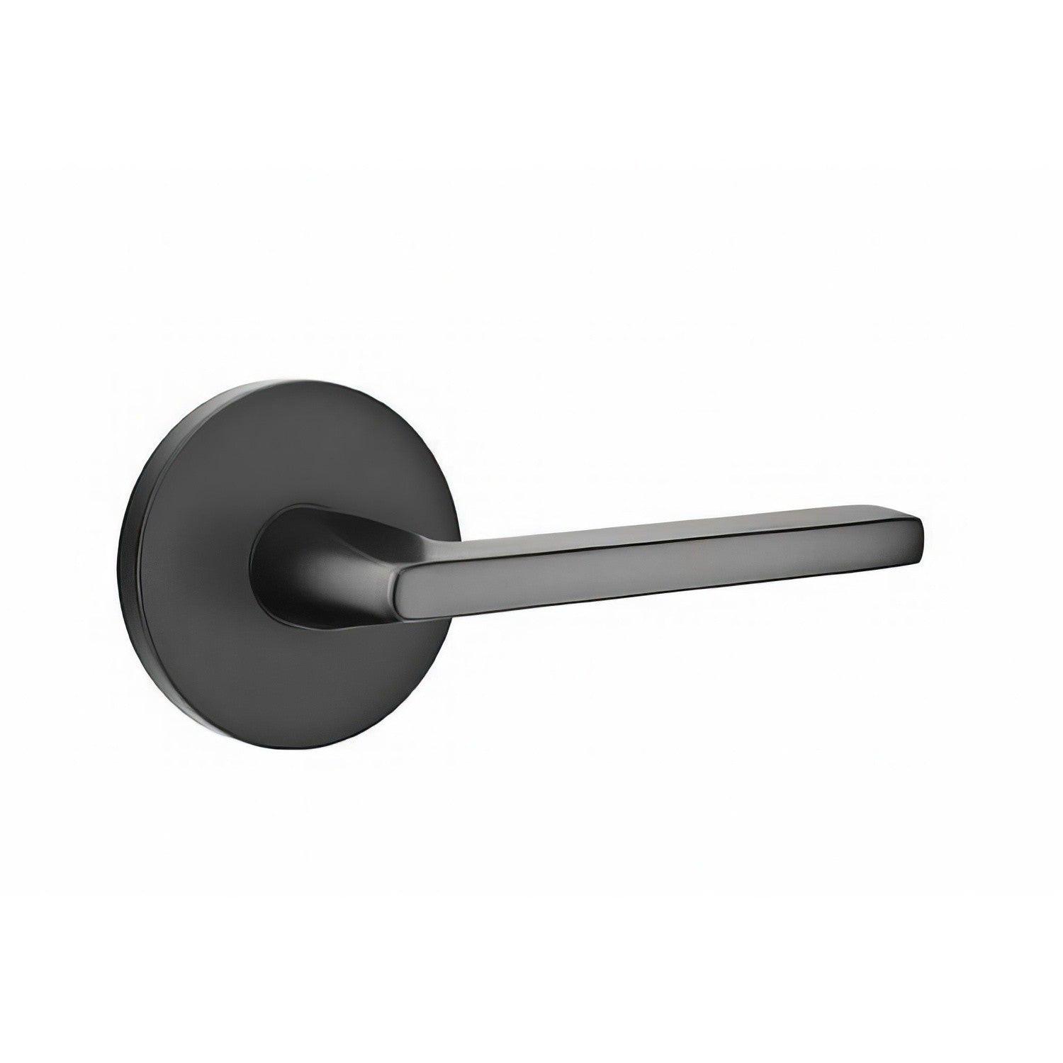 Emtek 5109HLOUSRH Helios Lever Right Hand 2-3/8" Backset Passage with Disk Rose