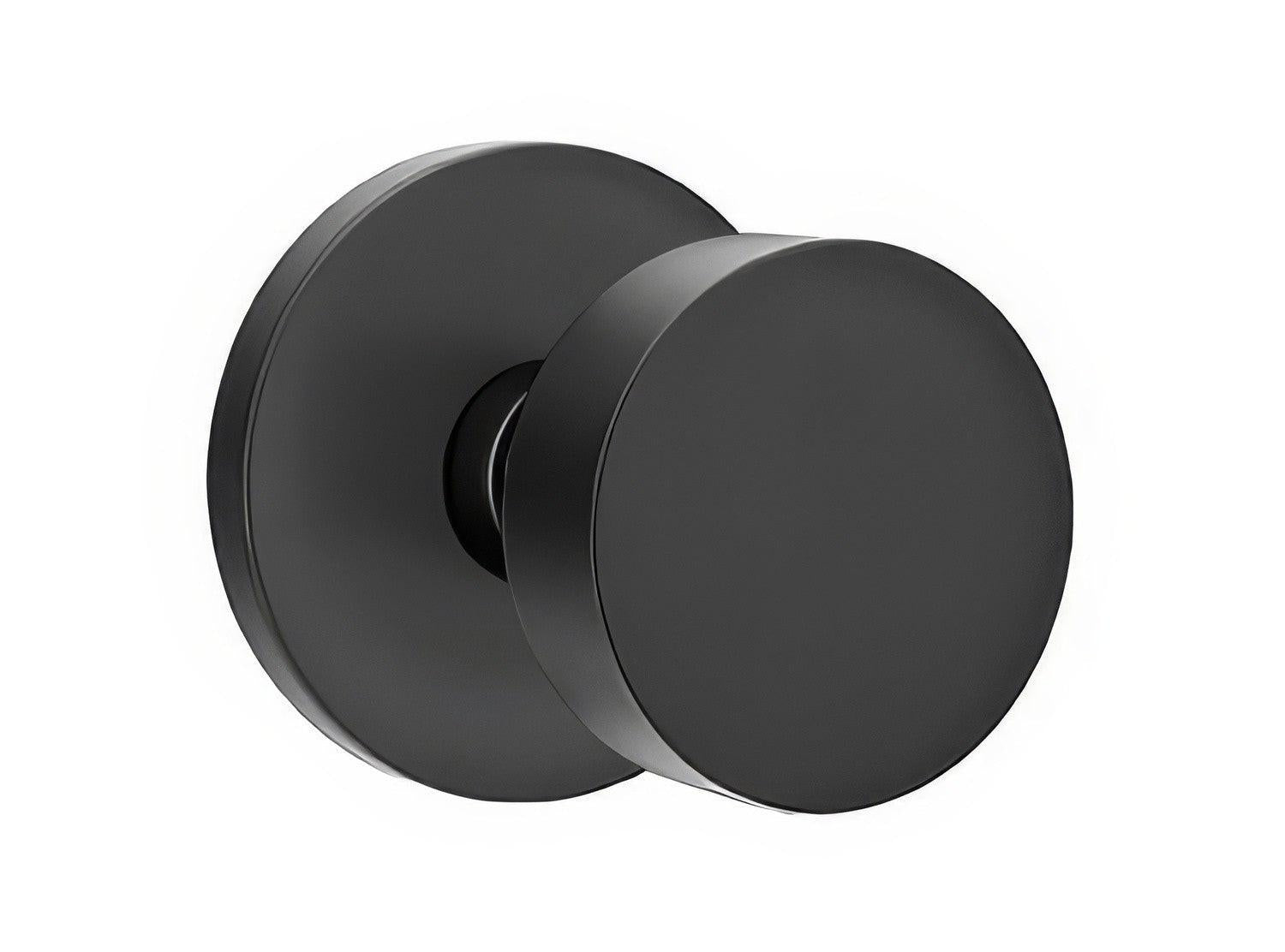 Emtek 5109ROUUS Round Knob 2-3/8" Backset Passage with Disk Rose