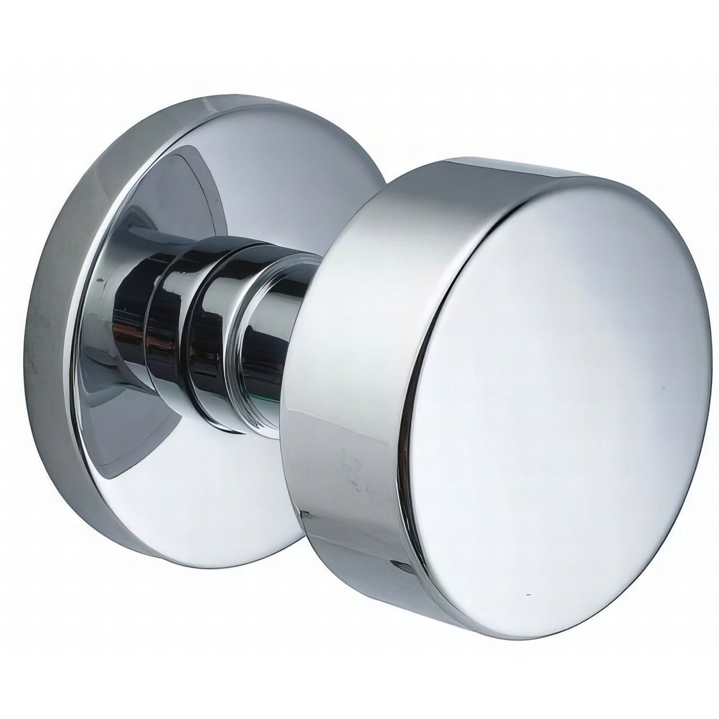 Emtek 5109ROUUS Round Knob 2-3/8" Backset Passage with Disk Rose