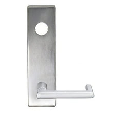 Falcon 510LDAN626 Dane Lever Exit Device Trim with Key Locks or Unlocks Satin Chrome Finish.