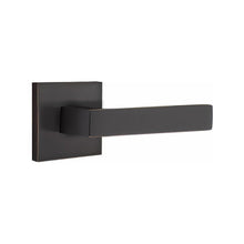 Emtek 5110DTUSLH Dumont Lever Left Hand 2-3/8" Backset Passage with Square Rose