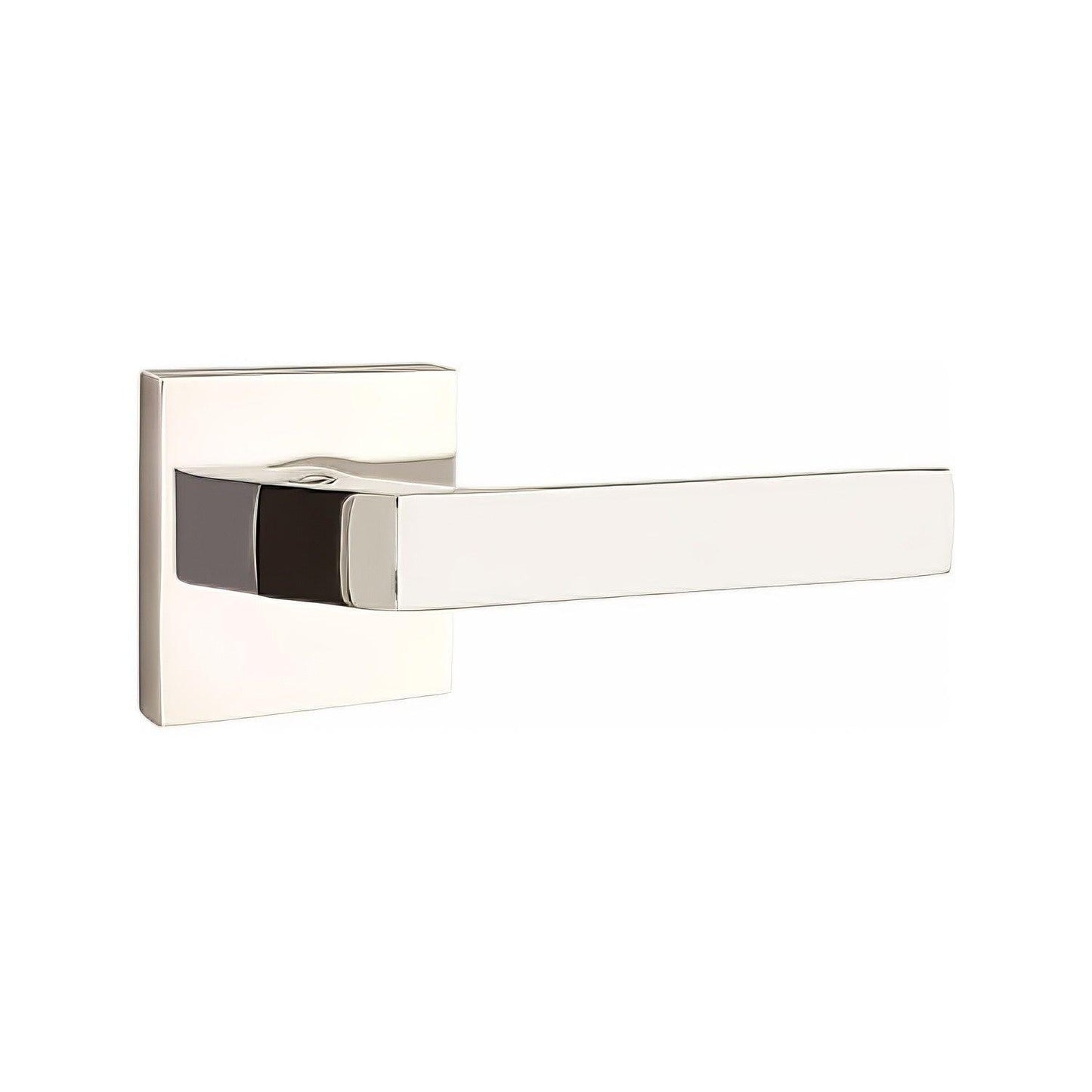 Emtek 5110DTUSLH Dumont Lever Left Hand 2-3/8" Backset Passage with Square Rose