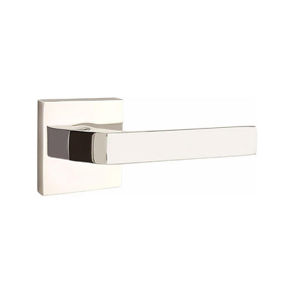 Emtek 5110DTUSLH Dumont Lever Left Hand 2-3/8" Backset Passage with Square Rose