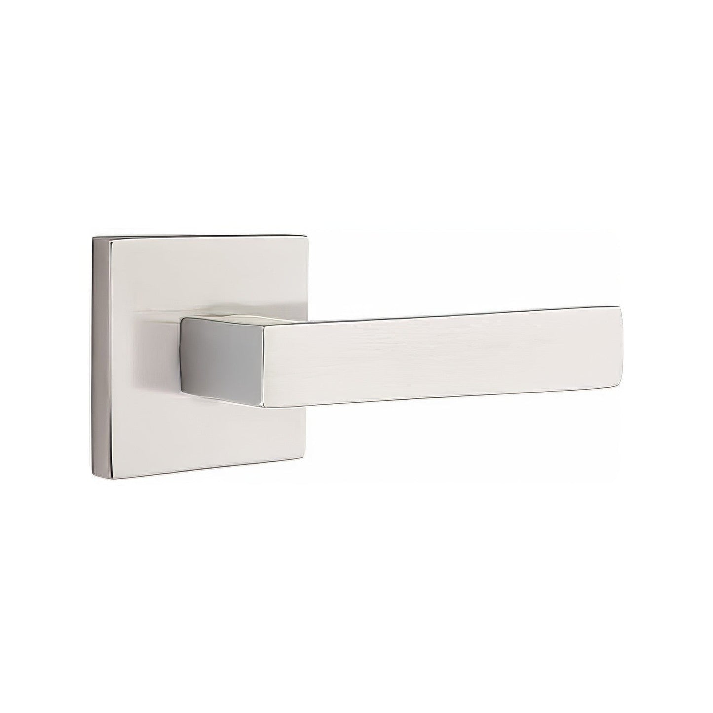 Emtek 5110DTUSLH Dumont Lever Left Hand 2-3/8" Backset Passage with Square Rose