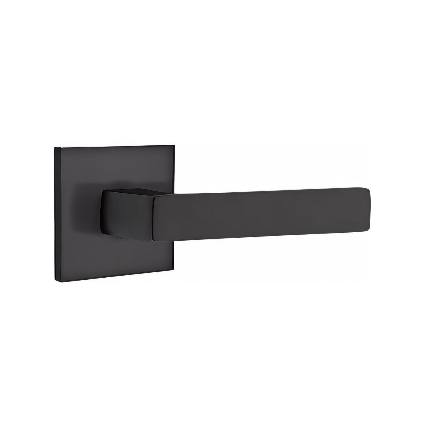 Emtek 5110DTUSLH Dumont Lever Left Hand 2-3/8" Backset Passage with Square Rose
