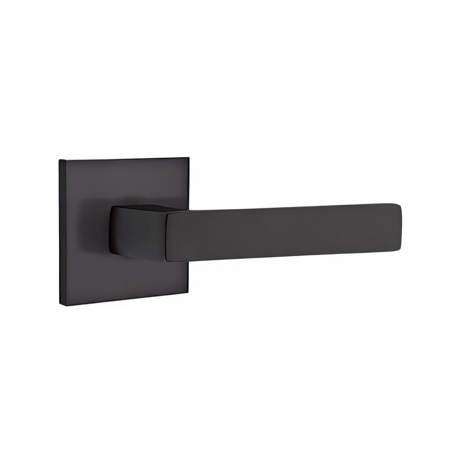 Emtek 5110DTUSLH Dumont Lever Left Hand 2-3/8" Backset Passage with Square Rose