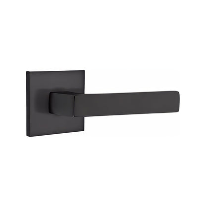 Emtek 5110DTUSLH Dumont Lever Left Hand 2-3/8" Backset Passage with Square Rose