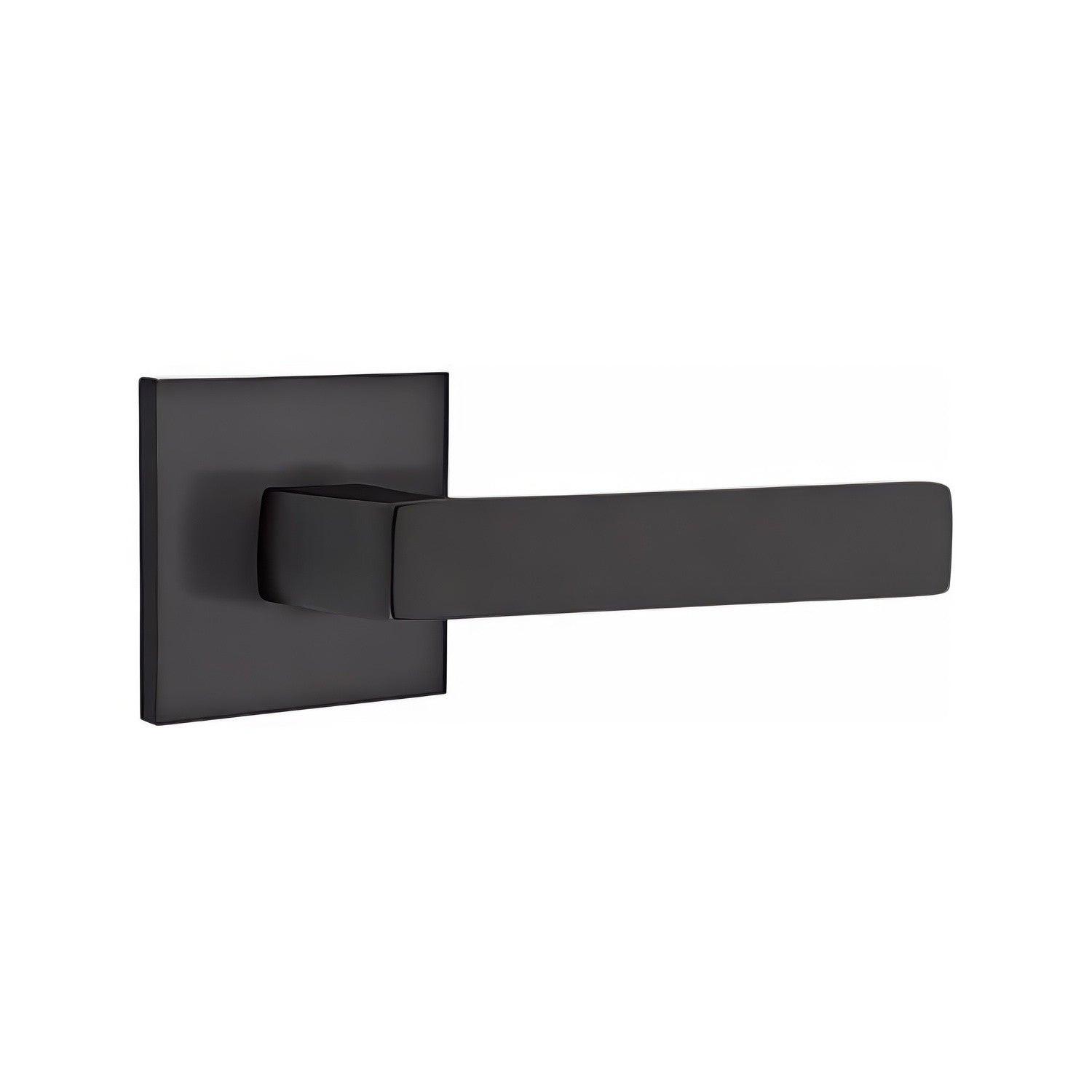 Emtek 5110DTUSLH Dumont Lever Left Hand 2-3/8" Backset Passage with Square Rose