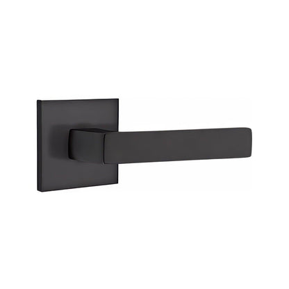 Emtek 5110DTUSLH Dumont Lever Left Hand 2-3/8" Backset Passage with Square Rose