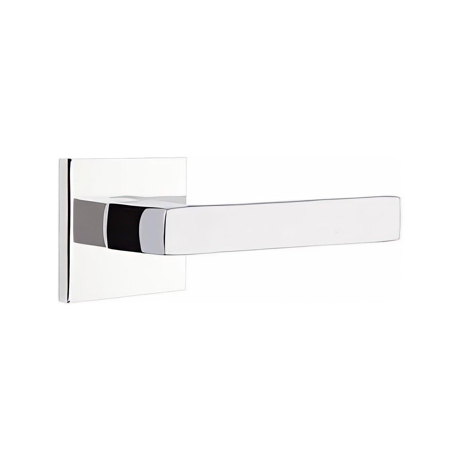 Emtek 5110DTUSLH Dumont Lever Left Hand 2-3/8" Backset Passage with Square Rose