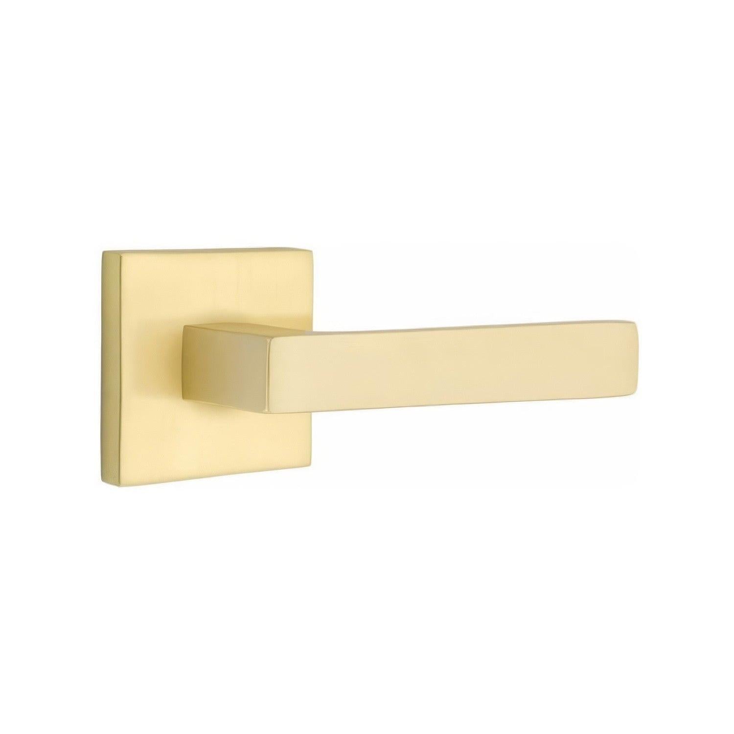 Emtek 5110DTUSRH Dumont Lever Right Hand 2-3/8" Backset Passage with Square Rose
