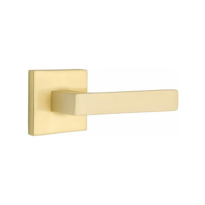 Emtek 5110DTUSRH Dumont Lever Right Hand 2-3/8" Backset Passage with Square Rose