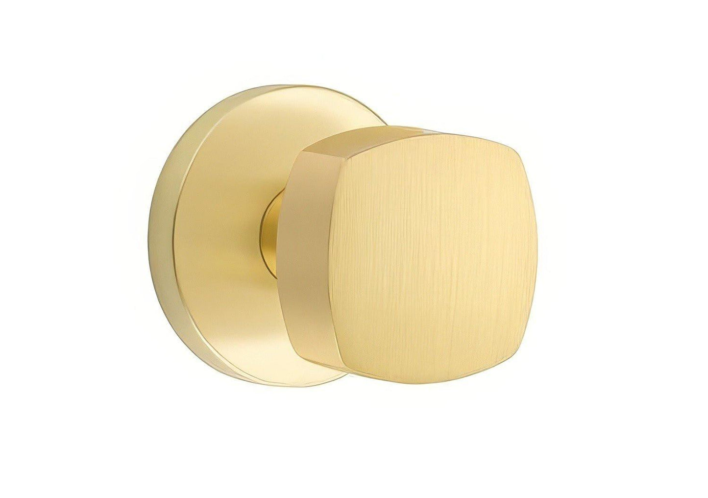 Emtek 5110FRKUS Freestone Knob 2-3/8" Backset Passage with Square Rose