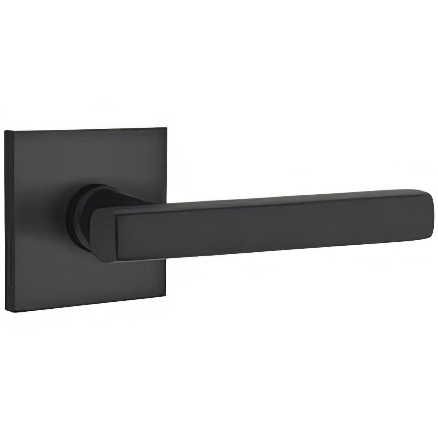 Emtek 5110FRLUSRH Freestone Lever Right Hand 2-3/8" Backset Passage with Square Rose