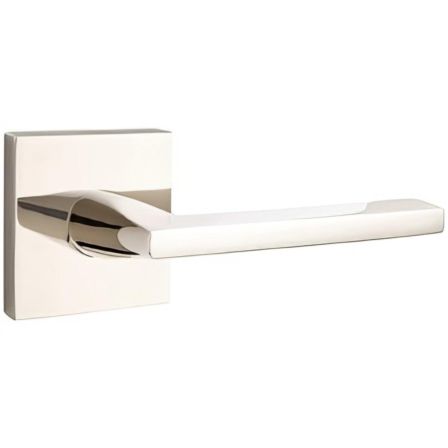 Emtek 5110FRLUSRH Freestone Lever Right Hand 2-3/8" Backset Passage with Square Rose