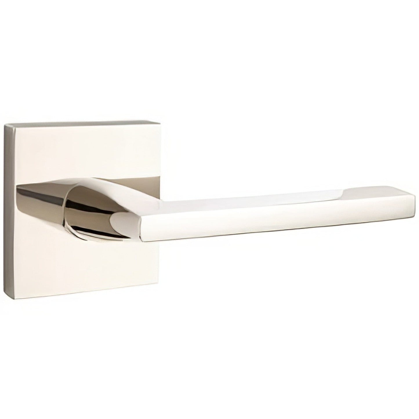 Emtek 5110FRLUSRH Freestone Lever Right Hand 2-3/8" Backset Passage with Square Rose.