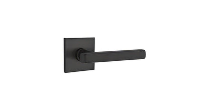 Emtek 5110FRLUSRH Freestone Lever Right Hand 2-3/8" Backset Passage with Square Rose