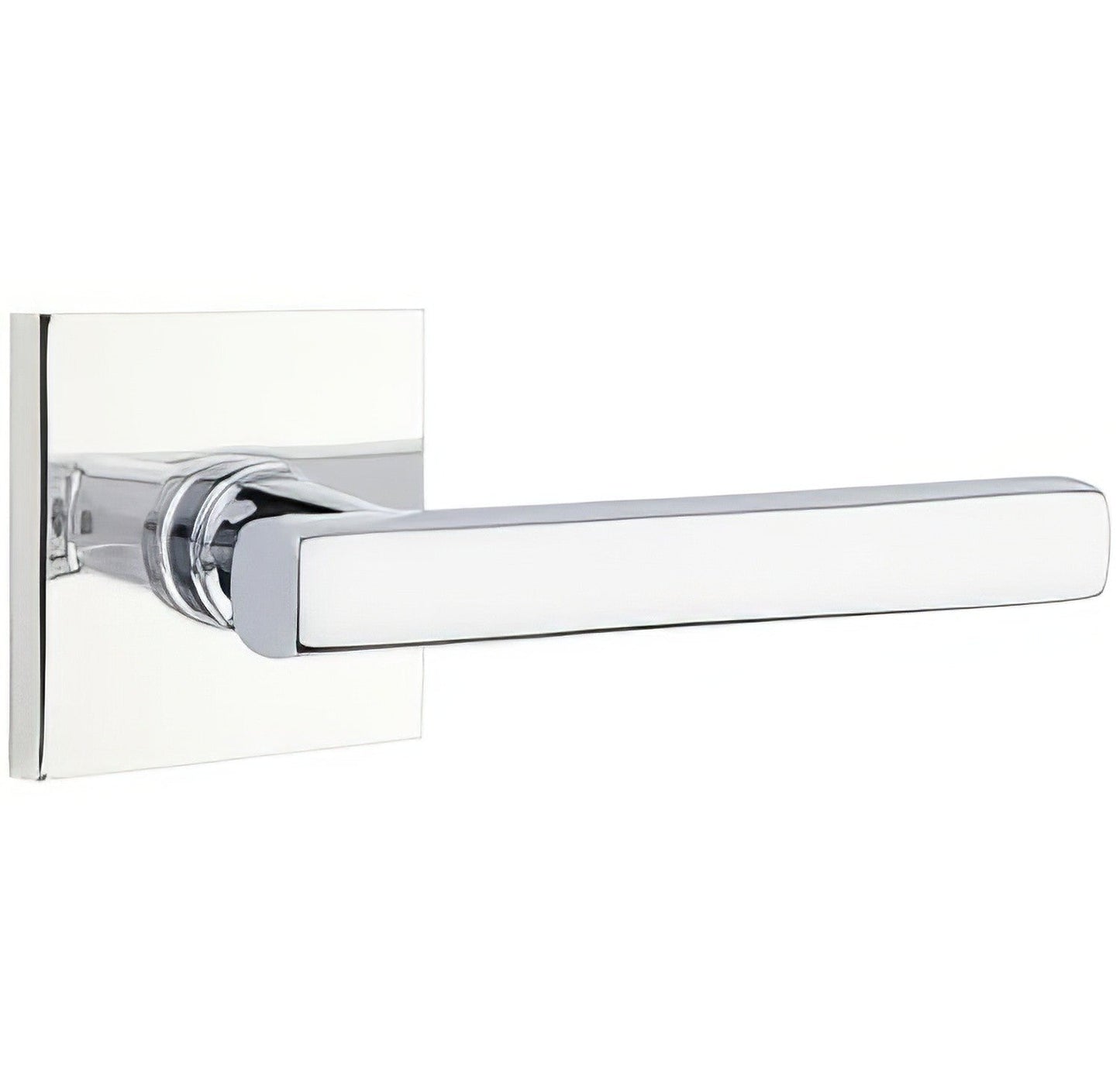 Emtek 5110FRLUSRH Freestone Lever Right Hand 2-3/8" Backset Passage with Square Rose.