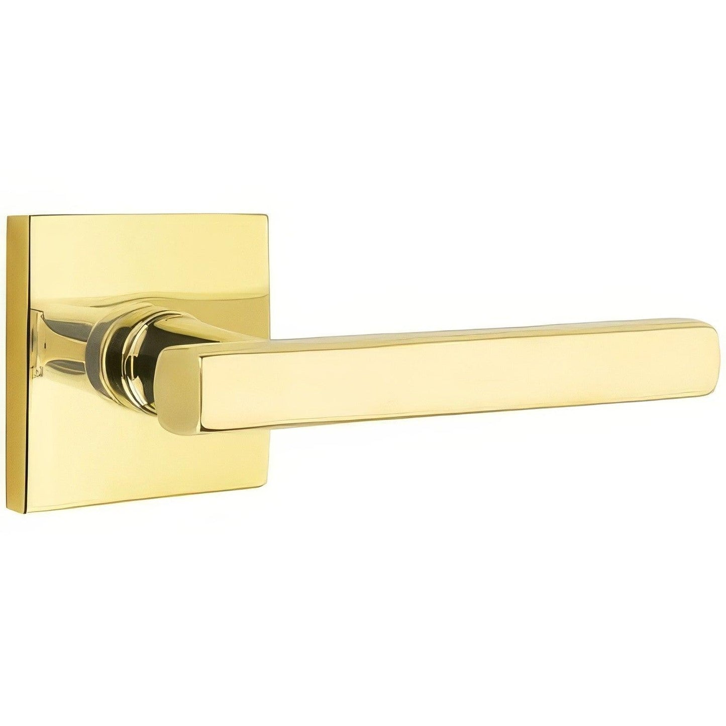 Emtek 5110FRLUSRH Freestone Lever Right Hand 2-3/8" Backset Passage with Square Rose