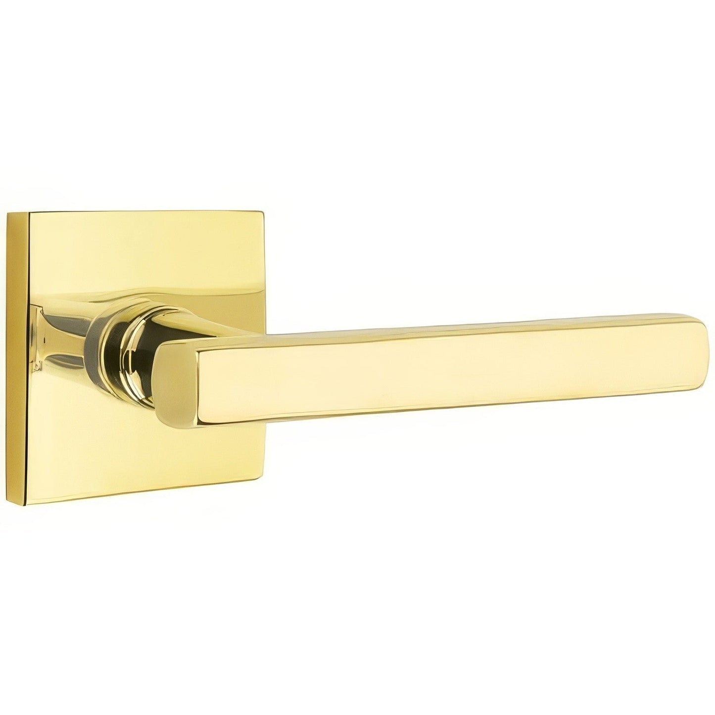 Emtek 5110FRLUSRH Freestone Lever Right Hand 2-3/8" Backset Passage with Square Rose.