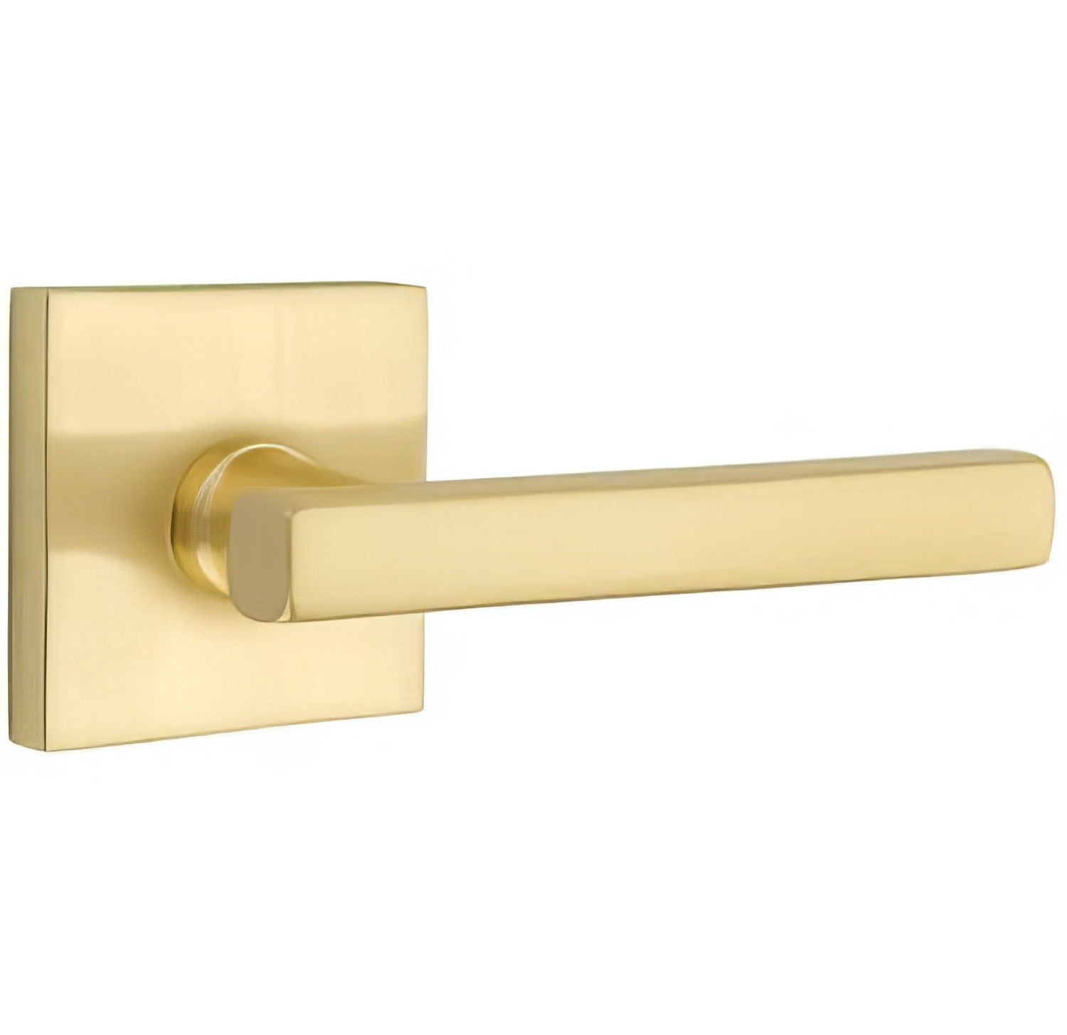 Emtek 5110FRLUSRH Freestone Lever Right Hand 2-3/8" Backset Passage with Square Rose.