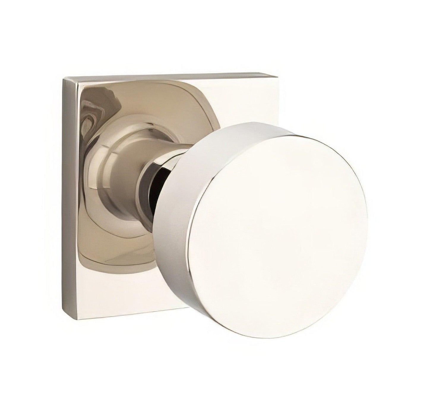 Emtek 5110ROUUS Round Knob 2-3/8" Backset Passage with Square Rose