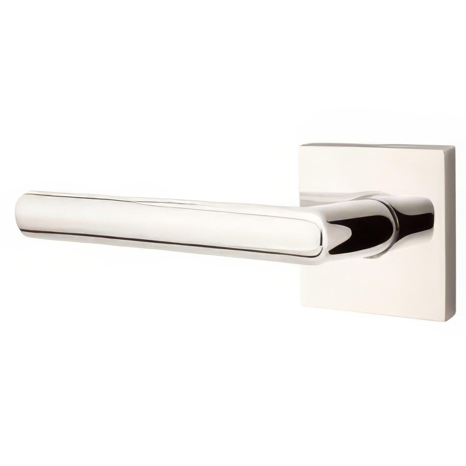 Emtek 5110STUUSLH Stuttgart Lever Left Hand 2-3/8" Backset Passage with Square Rose