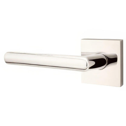 Emtek 5110STUUSLH Stuttgart Lever Left Hand 2-3/8" Backset Passage with Square Rose