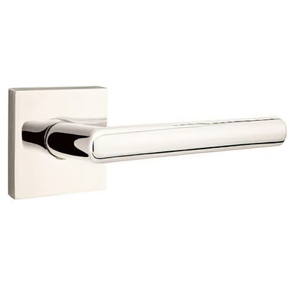 Emtek 5110STUUSRH Stuttgart Lever Right Hand 2-3/8" Backset Passage with Square Rose.