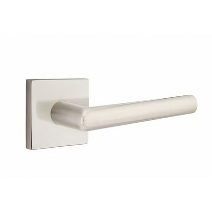 Emtek 5110STUUSRH Stuttgart Lever Right Hand 2-3/8" Backset Passage with Square Rose.