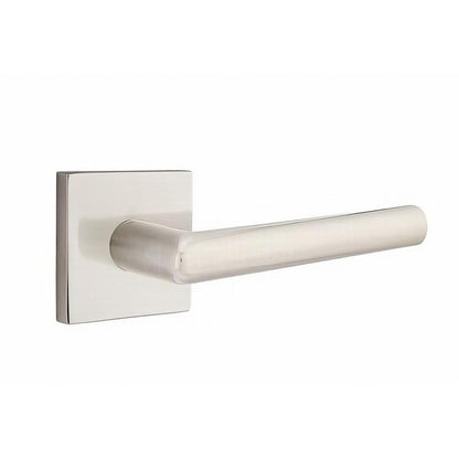 Emtek 5110STUUSRH Stuttgart Lever Right Hand 2-3/8" Backset Passage with Square Rose
