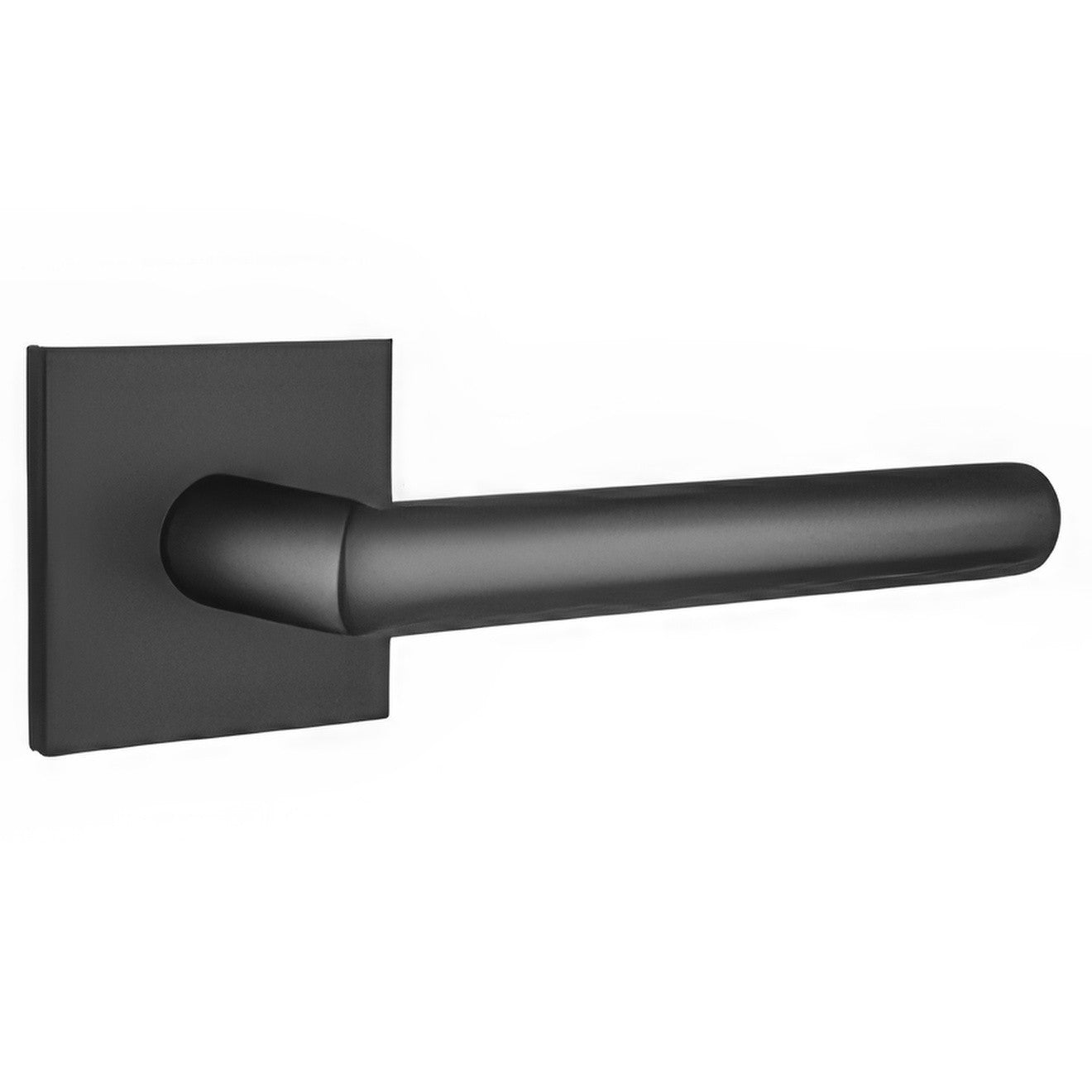 Emtek 5110STUUSRH Stuttgart Lever Right Hand 2-3/8" Backset Passage with Square Rose.