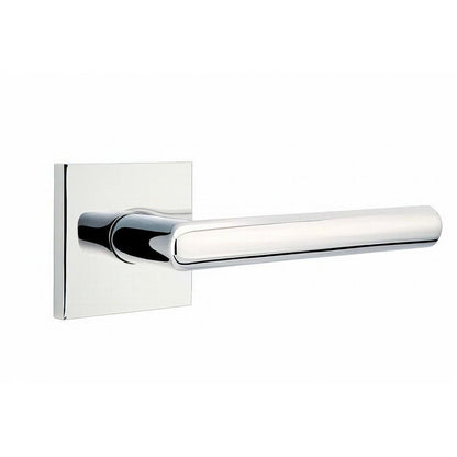 Emtek 5110STUUSLH Stuttgart Lever Left Hand 2-3/8" Backset Passage with Square Rose