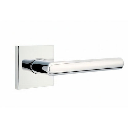 Emtek 5110STUUSLH Stuttgart Lever Left Hand 2-3/8" Backset Passage with Square Rose.