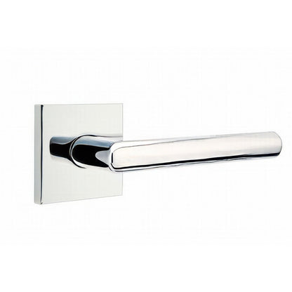 Emtek 5110STUUSRH Stuttgart Lever Right Hand 2-3/8" Backset Passage with Square Rose.