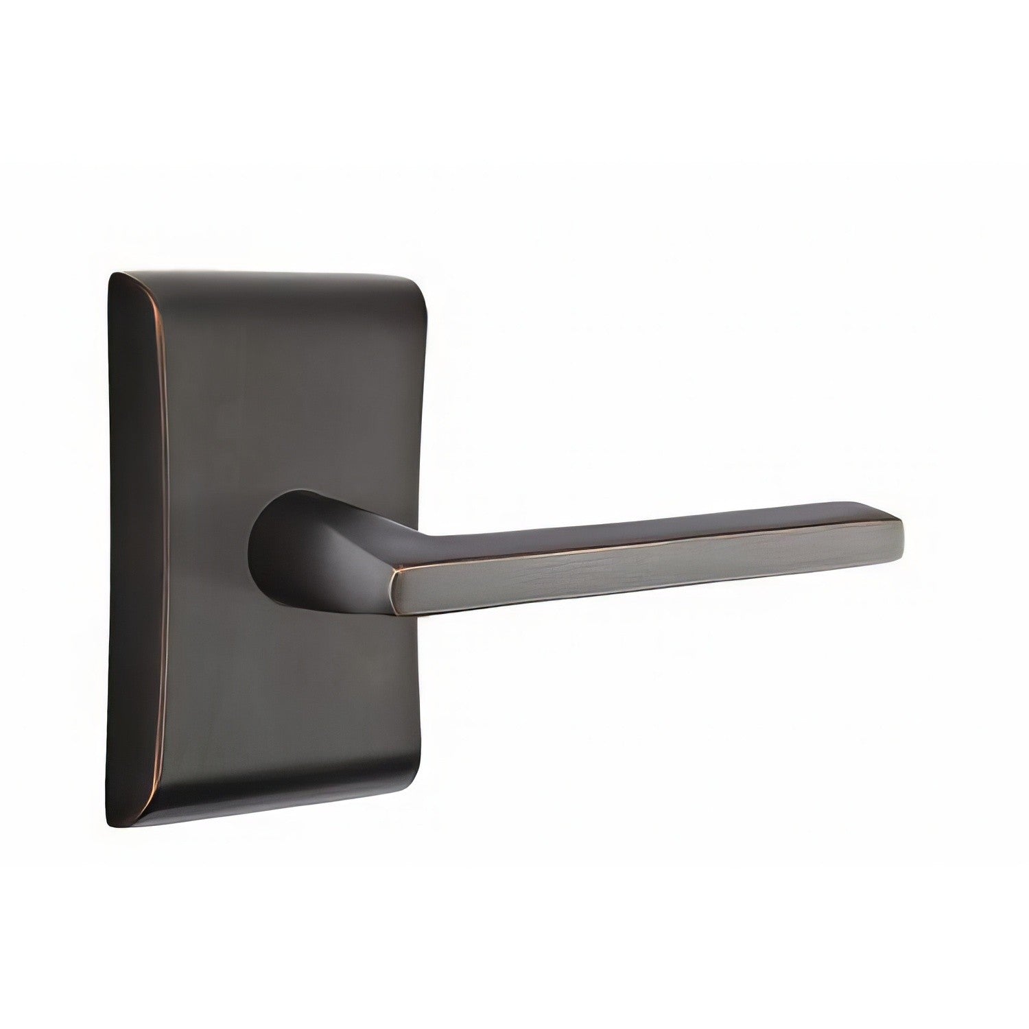 Emtek 5111HLOUSRH Helios Lever Right Hand 2-3/8" Backset Passage with Neos Rose