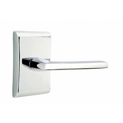 Emtek 5111HLOUSRH Helios Lever Right Hand 2-3/8" Backset Passage with Neos Rose
